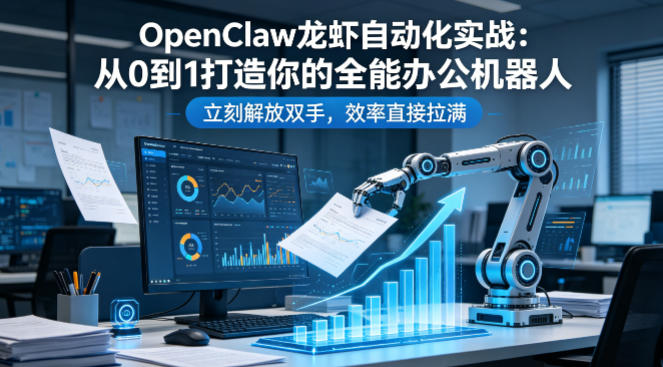 OpenClaw龙虾自动化实战：从0到1打造你的全能办公机器人，立刻解放双手，效率直接拉满-风庭夜雪