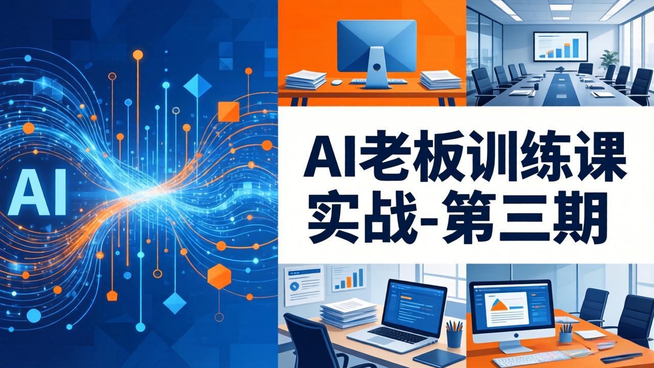 AI老板训练课实战-第三期：AI+内容应用落地教学，从0到1打通AI变现完整路径-风庭夜雪