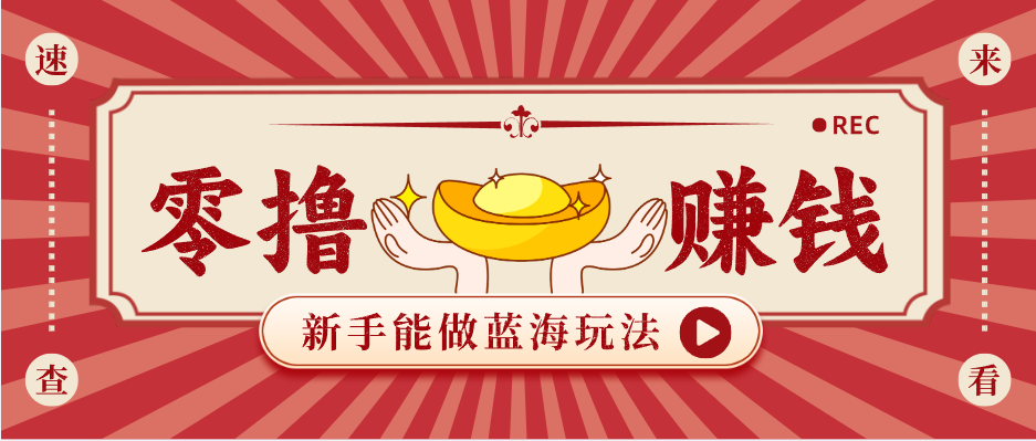 新手也能变现的蓝海玩法，一个人人能做的项目，需求量极大日入300+！-风庭夜雪