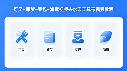 可灵–即梦–豆包–海螺视频去水印工具带视频教程-风庭夜雪