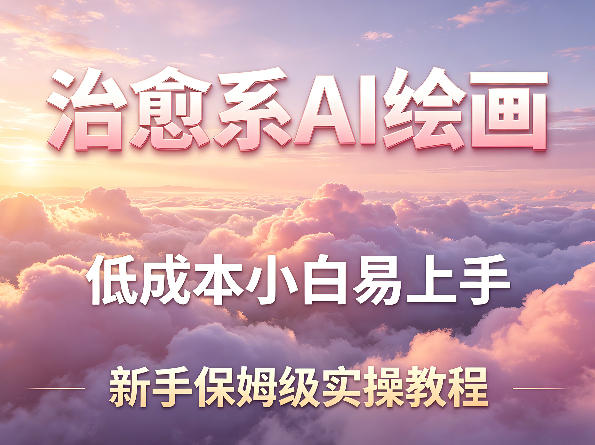 治愈系AI绘画提示词项目，低成本小白易上手，每天10分钟，新手保姆级实操教程-风庭夜雪