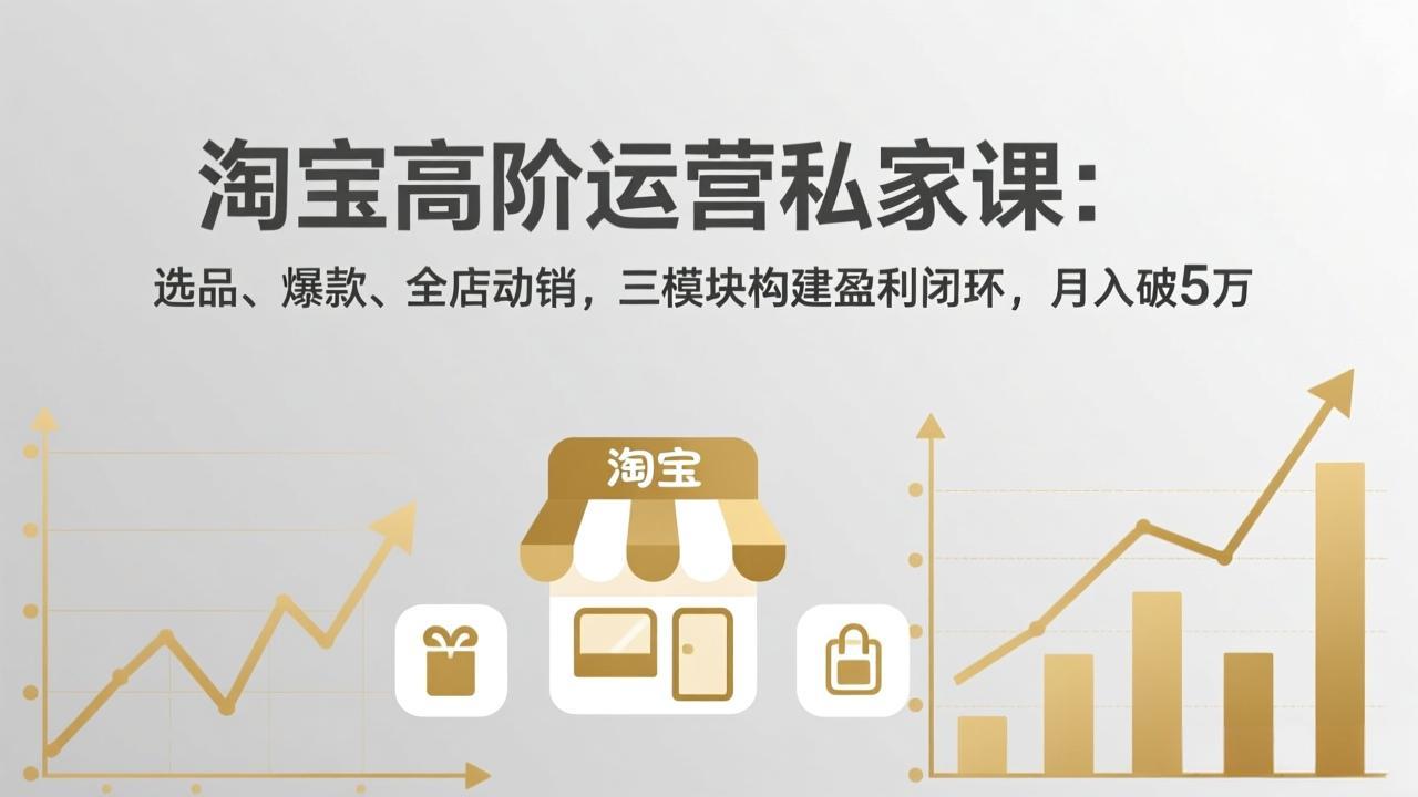 淘宝高阶运营私家课(更新26年4月18-风庭夜雪